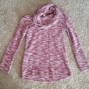 Tunic Length Cowlneck Sweater